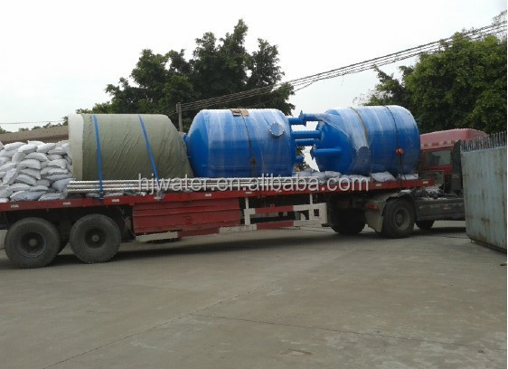 A23 Zamówiony filtr piaskowy, pojemnik epoksydowy ze stali węglowej, z pneumatycznym zaworem motylkowym lub elektrycznym motylkiem 12